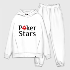 Мужской костюм хлопок OVERSIZE с принтом Poker Stars в Петрозаводске,  |  | Тематика изображения на принте: pokerstars