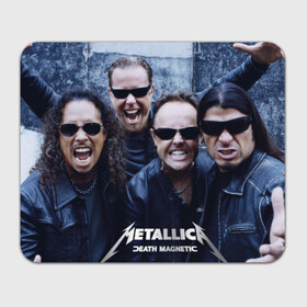 Коврик прямоугольный с принтом Metallica (3) в Петрозаводске, натуральный каучук | размер 230 х 185 мм; запечатка лицевой стороны | 