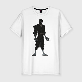 Мужская футболка премиум с принтом Джеки Чан (5) в Петрозаводске, 92% хлопок, 8% лайкра | приталенный силуэт, круглый вырез ворота, длина до линии бедра, короткий рукав | 