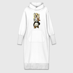 Платье удлиненное хлопок с принтом Кунг фу Панда (10) в Петрозаводске,  |  | kung fu panda | panda | кунг фу | кунг фу панда