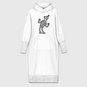 Платье удлиненное хлопок с принтом Futurama (4) в Петрозаводске,  |  | bender | futurama | бендер | футурама