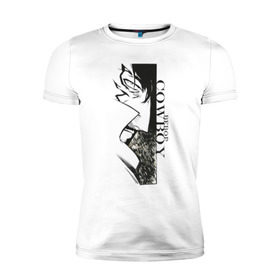 Мужская футболка премиум с принтом Cowboy Bebop в Петрозаводске, 92% хлопок, 8% лайкра | приталенный силуэт, круглый вырез ворота, длина до линии бедра, короткий рукав | anime | cowboy bebop | аниме | анимэ