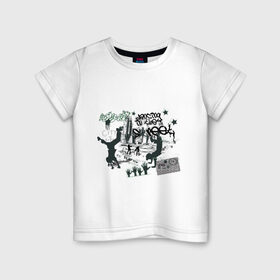 Детская футболка хлопок с принтом Street Dancing (3) в Петрозаводске, 100% хлопок | круглый вырез горловины, полуприлегающий силуэт, длина до линии бедер | break | dance | брейк | граффити | данс | движения | танцевать | танцы | улица | улицы | уличные