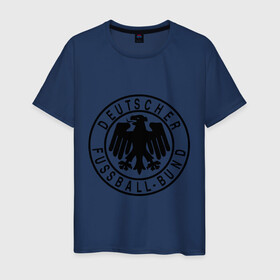 Мужская футболка хлопок с принтом Германия в Петрозаводске, 100% хлопок | прямой крой, круглый вырез горловины, длина до линии бедер, слегка спущенное плечо. | Тематика изображения на принте: germany | германия | политические