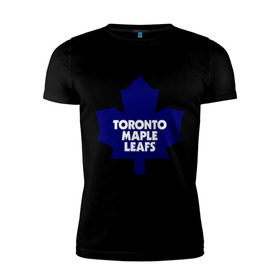 Мужская футболка премиум с принтом Toronto Maple Leafs в Петрозаводске, 92% хлопок, 8% лайкра | приталенный силуэт, круглый вырез ворота, длина до линии бедра, короткий рукав | Тематика изображения на принте: 