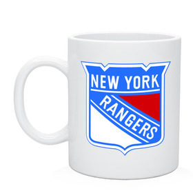 Кружка с принтом New York Rangers в Петрозаводске, керамика | объем — 330 мл, диаметр — 80 мм. Принт наносится на бока кружки, можно сделать два разных изображения | new york rangers | nhl | национальная хоккейная лига | нью йорк рейнджерс | хоккей | хоккейная лига