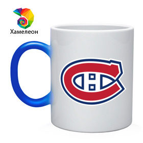 Кружка хамелеон с принтом Montreal Canadiens в Петрозаводске, керамика | меняет цвет при нагревании, емкость 330 мл | montreal canadiens | канадская хоккейная лига | монтреал | нхл | хокей | хоккей