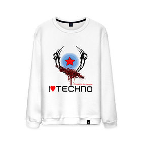 Мужской свитшот хлопок с принтом I love techno (4) в Петрозаводске, 100% хлопок |  | Тематика изображения на принте: love techno | techno | люблю техно | техно | я люблю | я люблю техно