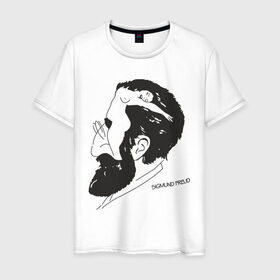 Мужская футболка хлопок с принтом Портрет Зигмунда Фрейда в Петрозаводске, 100% хлопок | прямой крой, круглый вырез горловины, длина до линии бедер, слегка спущенное плечо. | зигмунд фрейд | знаменитость | знаменитые личности | психология