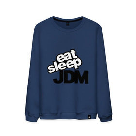 Мужской свитшот хлопок с принтом Eat sleep jdm в Петрозаводске, 100% хлопок |  | domestic | eat sleep jdm | japanese | japanese domestic market | jdm style | market
