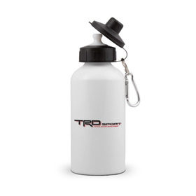 Бутылка спортивная с принтом TRD3 в Петрозаводске, металл | емкость — 500 мл, в комплекте две пластиковые крышки и карабин для крепления | Тематика изображения на принте: 