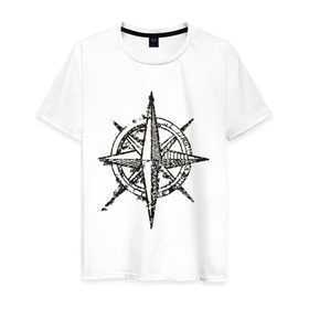 Мужская футболка хлопок с принтом Pirats (3) в Петрозаводске, 100% хлопок | прямой крой, круглый вырез горловины, длина до линии бедер, слегка спущенное плечо. | пират