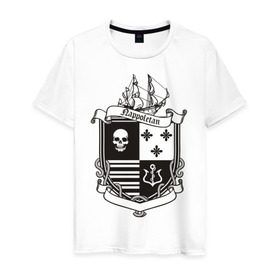 Мужская футболка хлопок с принтом Pirats (6) в Петрозаводске, 100% хлопок | прямой крой, круглый вырез горловины, длина до линии бедер, слегка спущенное плечо. | 