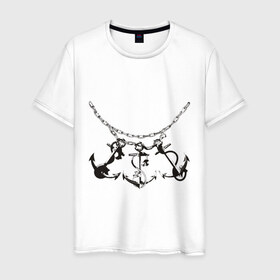Мужская футболка хлопок с принтом Pirats (9) в Петрозаводске, 100% хлопок | прямой крой, круглый вырез горловины, длина до линии бедер, слегка спущенное плечо. | 