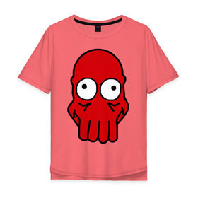 Мужская футболка хлопок Oversize с принтом Dr.zoidberg в Петрозаводске, 100% хлопок | свободный крой, круглый ворот, “спинка” длиннее передней части | Тематика изображения на принте: 