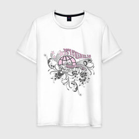 Мужская футболка хлопок с принтом Psychedelic в Петрозаводске, 100% хлопок | прямой крой, круглый вырез горловины, длина до линии бедер, слегка спущенное плечо. | pcychedelic | городской стиль | психоделика | уличный стиль | урбан