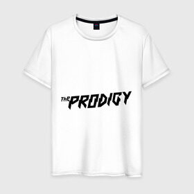 Мужская футболка хлопок с принтом The Prodigy логотип в Петрозаводске, 100% хлопок | прямой крой, круглый вырез горловины, длина до линии бедер, слегка спущенное плечо. | heavy рок | metal | rock | trash | продиджи | продижи | трэш | хеви метал