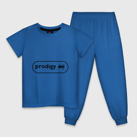 Детская пижама хлопок с принтом Prodigy лого с муравьем в Петрозаводске, 100% хлопок |  брюки и футболка прямого кроя, без карманов, на брюках мягкая резинка на поясе и по низу штанин
 | prodigy | логотип | продиджи | электронная музыка