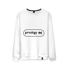 Мужской свитшот хлопок с принтом Prodigy лого с муравьем в Петрозаводске, 100% хлопок |  | prodigy | логотип | продиджи | электронная музыка
