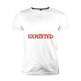 Мужская футболка премиум с принтом The Exploited в Петрозаводске, 92% хлопок, 8% лайкра | приталенный силуэт, круглый вырез ворота, длина до линии бедра, короткий рукав | exploited | rock | панк | рок | эксплойтэд