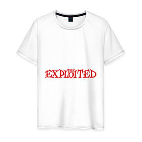 Мужская футболка хлопок с принтом The Exploited в Петрозаводске, 100% хлопок | прямой крой, круглый вырез горловины, длина до линии бедер, слегка спущенное плечо. | exploited | rock | панк | рок | эксплойтэд