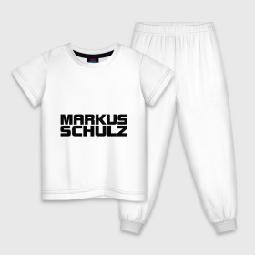 Детская пижама хлопок с принтом Markus Schulz в Петрозаводске, 100% хлопок |  брюки и футболка прямого кроя, без карманов, на брюках мягкая резинка на поясе и по низу штанин
 | deejay | dj | markus schulz | trance | диджей | маркус шульц | транс
