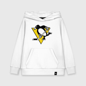 Детская толстовка хлопок с принтом Pittsburgh Penguins Malkin 71 в Петрозаводске, 100% хлопок | Круглый горловой вырез, эластичные манжеты, пояс, капюшен | malkin | nhl | pittsburgh penguins | малкин | нхл | питсбург | хоккейный клуб