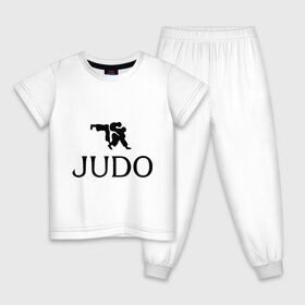 Детская пижама хлопок с принтом Дзюдо в Петрозаводске, 100% хлопок |  брюки и футболка прямого кроя, без карманов, на брюках мягкая резинка на поясе и по низу штанин
 | дзюдо