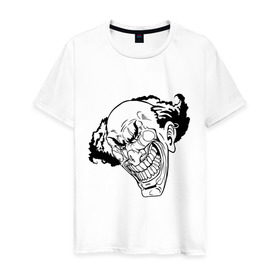 Мужская футболка хлопок с принтом С джокером в Петрозаводске, 100% хлопок | прямой крой, круглый вырез горловины, длина до линии бедер, слегка спущенное плечо. | джокер