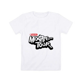 Детская футболка хлопок с принтом AND1 Mixtape tour в Петрозаводске, 100% хлопок | круглый вырез горловины, полуприлегающий силуэт, длина до линии бедер | mixtape tour | баскетбольный тур | микстейп тур