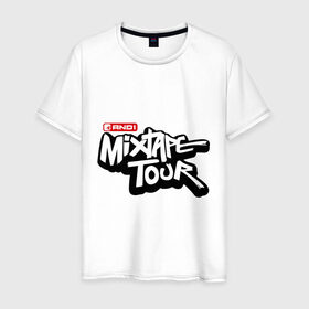 Мужская футболка хлопок с принтом AND1 Mixtape tour в Петрозаводске, 100% хлопок | прямой крой, круглый вырез горловины, длина до линии бедер, слегка спущенное плечо. | mixtape tour | баскетбольный тур | микстейп тур