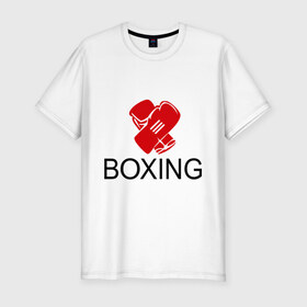 Мужская футболка премиум с принтом Boxing (2) в Петрозаводске, 92% хлопок, 8% лайкра | приталенный силуэт, круглый вырез ворота, длина до линии бедра, короткий рукав | емельяненко