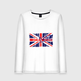 Женский лонгслив хлопок с принтом England Urban flag в Петрозаводске, 100% хлопок |  | 5262 | england | gb | uk | urban style | англия | британия | британский флаг | великобритания | флаги