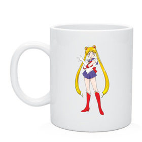 Кружка с принтом Sailor moon (1) в Петрозаводске, керамика | объем — 330 мл, диаметр — 80 мм. Принт наносится на бока кружки, можно сделать два разных изображения | Тематика изображения на принте: аниме | сейлор мун | сэйлор мун