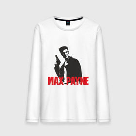 Мужской лонгслив хлопок с принтом Max Payne (2) в Петрозаводске, 100% хлопок |  | max payne | shooter | макс пейн | стрелялка | шутер