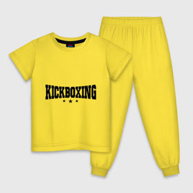 Детская пижама хлопок с принтом Kickboxing (2) в Петрозаводске, 100% хлопок |  брюки и футболка прямого кроя, без карманов, на брюках мягкая резинка на поясе и по низу штанин
 | кикбоксинг