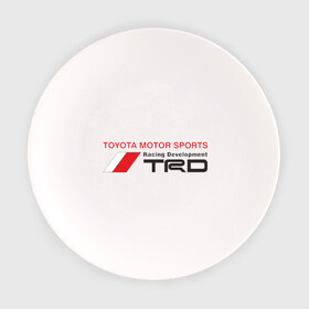 Тарелка с принтом TRD 2 в Петрозаводске, фарфор | диаметр - 210 мм
диаметр для нанесения принта - 120 мм | Тематика изображения на принте: toyota | авто | автомобиль | машины | тачки | тойота | тюнинг