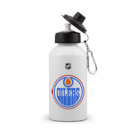 Бутылка спортивная с принтом Edmonton Oilers-Khabibulin 35 в Петрозаводске, металл | емкость — 500 мл, в комплекте две пластиковые крышки и карабин для крепления | Тематика изображения на принте: edmonton oilers | edmonton oilers khabibulin 35национальная лига | nhl | нхл | хокей | хоккей | хоккейный клуб | эмонтон ойлерс