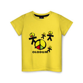 Детская футболка хлопок с принтом Olodum(1) в Петрозаводске, 100% хлопок | круглый вырез горловины, полуприлегающий силуэт, длина до линии бедер | Тематика изображения на принте: бразилия