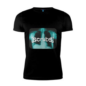 Мужская футболка премиум с принтом Scrubs (Клиника) в Петрозаводске, 92% хлопок, 8% лайкра | приталенный силуэт, круглый вырез ворота, длина до линии бедра, короткий рукав | scrubs | клиника