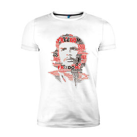 Мужская футболка премиум с принтом Che Guevara (3) в Петрозаводске, 92% хлопок, 8% лайкра | приталенный силуэт, круглый вырез ворота, длина до линии бедра, короткий рукав | гевара | куба | революция | свобода | че