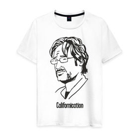 Мужская футболка хлопок с принтом Californication (Хенк Муди) в Петрозаводске, 100% хлопок | прямой крой, круглый вырез горловины, длина до линии бедер, слегка спущенное плечо. | californication | блудливая калифорния | духовны