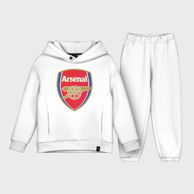 Детский костюм хлопок Oversize с принтом FA Premier League. Arsenal FC. в Петрозаводске,  |  | Тематика изображения на принте: арсенал