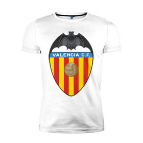 Мужская футболка премиум с принтом Spanish Primera. Valencia FC в Петрозаводске, 92% хлопок, 8% лайкра | приталенный силуэт, круглый вырез ворота, длина до линии бедра, короткий рукав | valencia | valencia fc | валенсия | евро 2012 | испания | сборная испании | фк | футбольный клуб