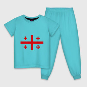 Детская пижама хлопок с принтом Грузия в Петрозаводске, 100% хлопок |  брюки и футболка прямого кроя, без карманов, на брюках мягкая резинка на поясе и по низу штанин
 | Тематика изображения на принте: грузии | грузин | грузины | грузия | флаг