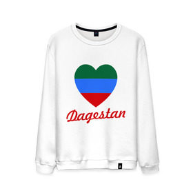 Мужской свитшот хлопок с принтом Dagestan Flag Heart в Петрозаводске, 100% хлопок |  | Тематика изображения на принте: 05 регион | даг | дагестан | дагестанец | даги | с любовью к дагестанцамкавказ | сердце | флаг