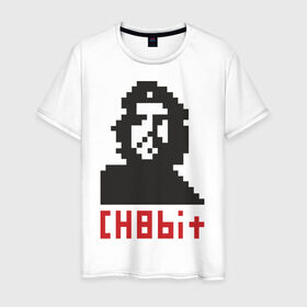 Мужская футболка хлопок с принтом 8 bit Чегевара в Петрозаводске, 100% хлопок | прямой крой, круглый вырез горловины, длина до линии бедер, слегка спущенное плечо. | че гевара