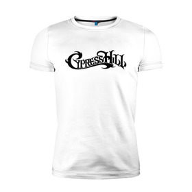 Мужская футболка премиум с принтом Cypress Hill в Петрозаводске, 92% хлопок, 8% лайкра | приталенный силуэт, круглый вырез ворота, длина до линии бедра, короткий рукав | gangsta | gansta | hip | hip hop | hop | rap | рэп | рэпчина | хип | хип хоп | хипхоп | хоп