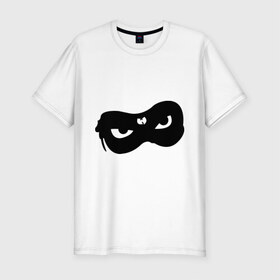 Мужская футболка премиум с принтом RZA mask Wu-Tang Clan в Петрозаводске, 92% хлопок, 8% лайкра | приталенный силуэт, круглый вырез ворота, длина до линии бедра, короткий рукав | gangsta | gansta | hip | hip hop | hop | rap | рэп | рэпчина | хип | хип хоп | хипхоп | хоп