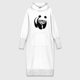 Платье удлиненное хлопок с принтом Панда в очках жалюзи в Петрозаводске,  |  | панда